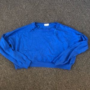 💙 FOREVER 21 Blue Cropped Sweater 💙